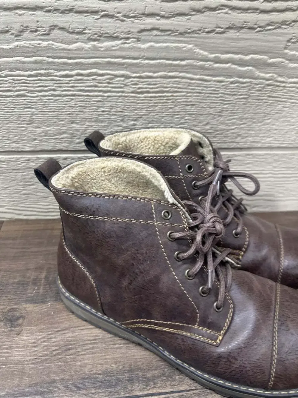 Eastland Jason Lace Up Mens Size 13D Cap Toe Casual Boots 7372-02 Brown